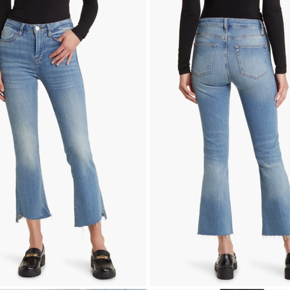 FRAME Le Crop Mini Boot Raw Step Hem - Picture 2 of 8